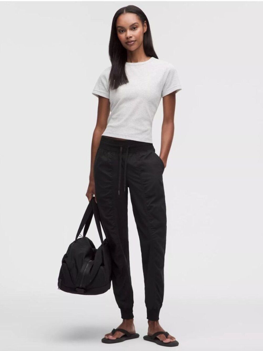 Lululemon Women’s Dance Studio Mid-Rise Jogger Full Length Size 8 Black Workout